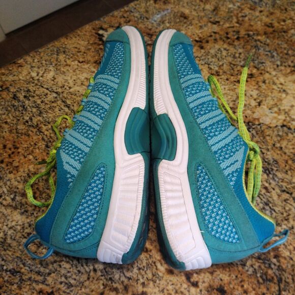 Orthofeet BioFit Coral Stretch Knit Sneakers Womens Shoe Size US 11 EE Turquoise - Picture 7 of 12